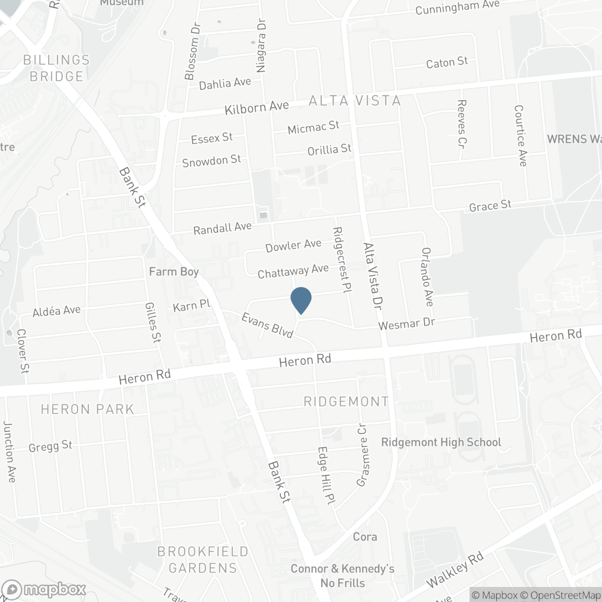 1255 EVANS BOULEVARD N, Ottawa, Ontario K1H 7T7